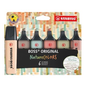 STABILO BOSS ORIGINAL NatureCOLORS 6pcs. wallet