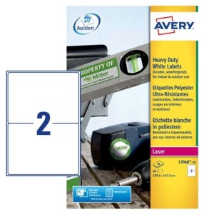 ETICHETTE 199 6X143 5 - ETICHETTE X FOGLIO 2 (20FF.)