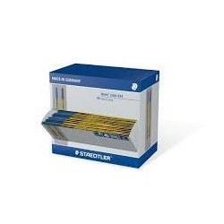 [10 Pack] Staedtler Noris Stick Penna a Sfera Confezione da 10 Pezzi, Nera,Blu e Rosso (multicolori))