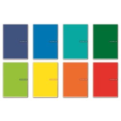 10 Maxi Quaderni - A4 - Colorclub - Monocolore - 5 mm