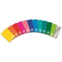 10 Quaderni One Color - A5 - quadretto 10mm - 20 fogli - 80gr - Blasetti - 1°/2° elementare
