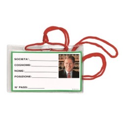 100 PORTABADGE CON CORDONE LEBEZ 31-100-B