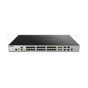 20-PORT SFP LAYER 3 STACKABLE MANAGED GIGABIT SWITCH INCLUDING 4-PORT COMBO 1000BASET/SFP PLUS 4 10GE SFP+