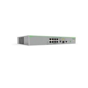 8 x 10/100T POE+ ports and 1 x combo ports (100/1000X SFP or 10/100/1000T Copper), Fixed AC power supply, EU Power Cord