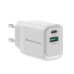 2-PORT 33W GAN USB PD CHARGER USB-C X 1 USB-A X 1 QC 3.0 PPS PD 3.0
