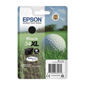 CARTUCCE DI INCHIOSTRO DURABRITE ULTRA 34XL PALLINA DA GOLF CONFEZIONE SINGOLA 1 X 16 3 ML NERO XL