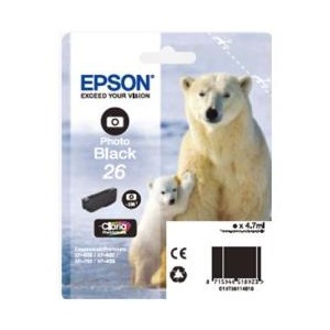 SINGLEPACK PHOTO BLACK 26 CLARIA PREMIUM INK