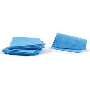 PANNOSPUGNA coll. Aquos - conf. 10 pezzi - cm. 18x20 - azzurro