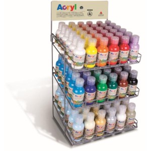 CF108 ESPOSITORE COLORI ACRILICI 125ML