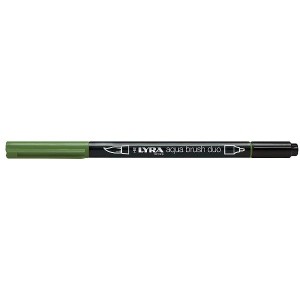 CF10 PENNARELLO DOPPIA PUNTA AQUA BRUSH DUO VERDE OLIVA