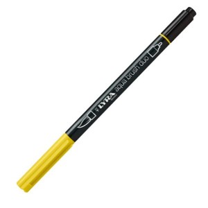 CF10 PENNARELLO DOPPIA PUNTA AQUA BRUSH DUO GIALLO DI CROMO CHIARO