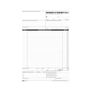 Blocco documento di trasporto 50x2 autoricalcante f.to 29 7x21