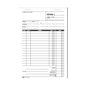 Blocco fattura 1 aliquota 50x2 autoricalcante 23x15