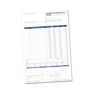 CF10DOCUMENTO DI TRASPORTO D.D.T. FATTURA 33 MODULI AUTORICALCANTIIN TRIPLICE COPIA 29 7X21 5