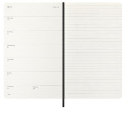 12M WKLY NTBK LG BLK SOFT