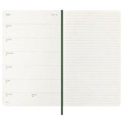 12M WKLY NTBK LG MYRTLE GREEN SOFT