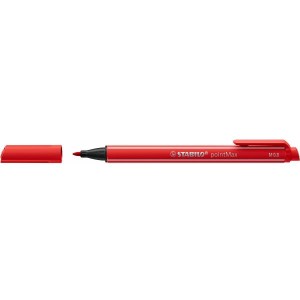Stabilo point 88 fineliner con tratto 0 4 mm colore rosso (Conf. 10 pz)