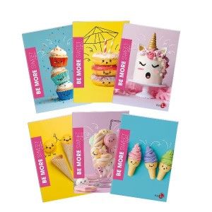 CF10QUADERNI ONE COLOR MAXI 80GR PUNTO METALLICO A4 20+1FF RIGO 10F