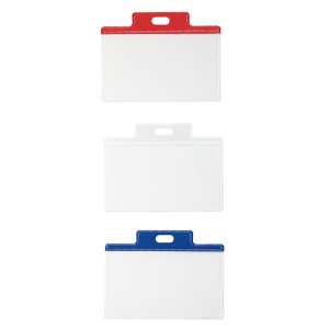 PORTA BADGE RIGIDO PASS 3 S NEUTRO C.R CONF. 100 - SENZA PINZETTA O CORDONCINO