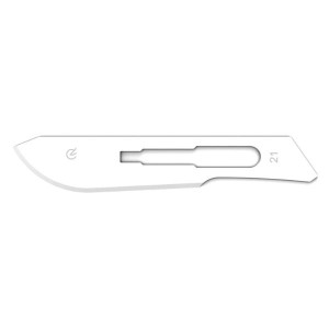 LAME GIMA CARBONIO No. 21 STERILI (conf. 100 pz.)