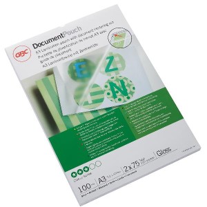 Pouches per plastificatrici 2x75 micron A3 (conf.100)