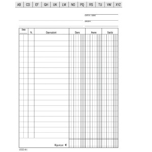 CF100 SCHEDE DARE/AVERE/SALDO