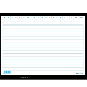 CF100 SCHEDE RIGATE BLU