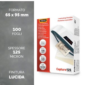 POUCHES POLIES.65X95 SPESS.125 MY PZ.100