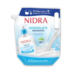 NIDRA SAPONE LIQUIDO LATTE IDRATANTE ECORICARICA 1 LT CONF.10