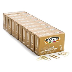 CF10X100 FERMAGLI OTTONATI N4