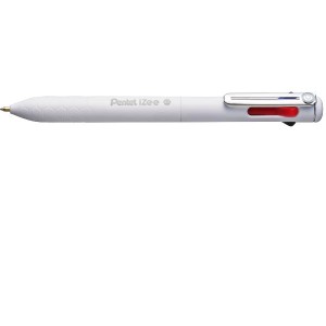 CF12 PENNA SFERA IZEE 4 COLORI FUSTO BIANCO INCHIOSTRO NERO/ROSSO/BLU/VERDE PUNTA 0.7