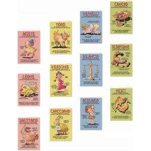 BIGLIETTI ZODIACALI ASSORTITI