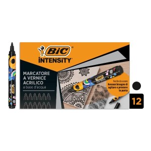 CF12 MARCATORI BIC INTENSITY PAINT NERO