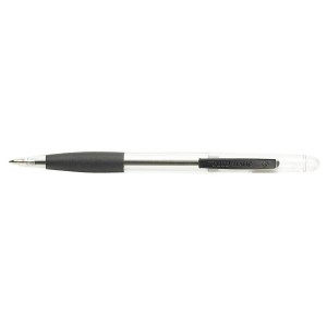 Penna a sfera Tratto Matic Grip nero punta 1 0 tratto 0 5 mm meccanismo a scatto impugnatura in gomma antiscivolo (12 pz)