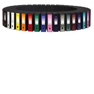 CF12 REGISTRATORE UNICO LEGALE CON CUSTODIA DORSO 5 23X33 GIALLO