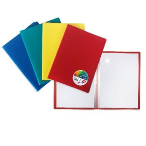 CF16 PORTALISTINI GARDA 20 BUSTE POLIPROPILENE COLORATO COLORI ASSORTITI BLU ROSSO VERDE GIALLO