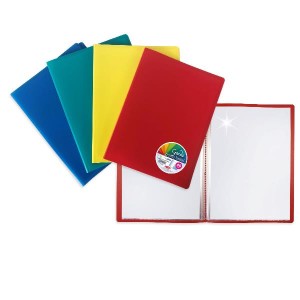 CF16 PORTALISTINI GARDA 40 BUSTE POLIPROPILENE COLORATO COLORI ASSORTITI BLU ROSSO VERDE GIALLO