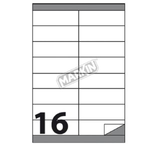 CF1600 ETICHETTE 16FG. X 100 105X35MM A4