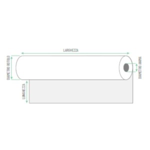 Rotolo per plotter carta gr 80 F.TO 62 5 x 50 F 50 (scat. 2 rotoli)