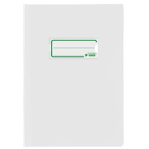 CF24 COPRIQUADERNO A5 LACCATO LUCIDO I M GREEN BIO-BASED 180MY BIANCO