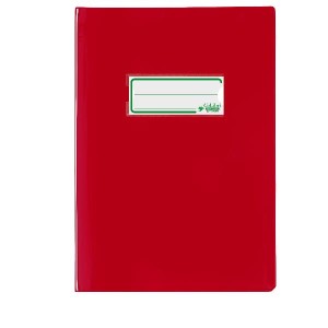 CF24 COPRIQUADERNO A5 LACCATO LUCIDO I M GREEN BIO-BASED 180MY ROSSO