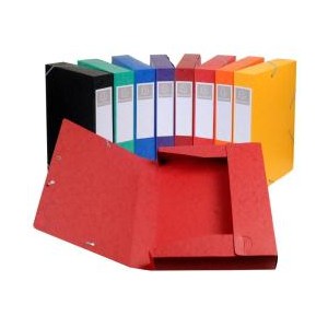 Cartelle portaprogetti in cartoncino lustré 400 g Dorso 25 mm etichetta sul dorso A4 Ass