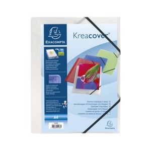 CF25 CARTELLINE CON ELASTICO COL. BIANCO F.TO 24X32CM