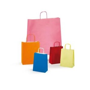CF25SHOPPER 22X10X27 TINTA UNITA ASSORTITI VERDE LIMONE LILLA ARANCIO ROSSO AVORIO