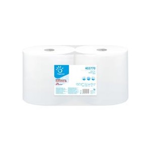 Bobine carta Euro Super 800 Wave pura cellulosa goffrata 800 strappi (conf.2 bobine)