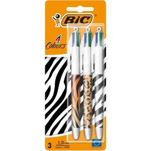 CF3 BIC 4 COLORI ANIMALIER