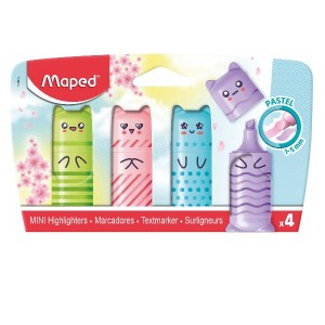 EVIDENZIATORE MINI PASTEL POCKET X4 CONF APP