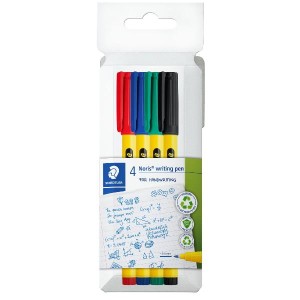 NORIS WRITING PEN 4PCS. CARDBOARD BOX ASSORTED COLOURS