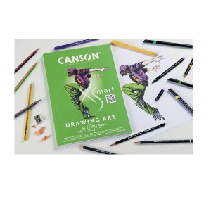 Carta bianca a grana . 40 fogli 150 g/m2