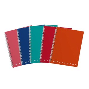 CF5 QUADERNI SPIRALATI MONOCROMO THE ORIGINAL A5 80GR RIGATURA 4M FF.35 CON MICROPERFORAZIONE 6 COLORI ASSORTITI